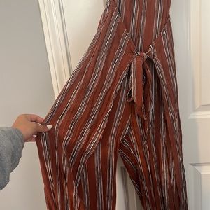 Haltered pant romper